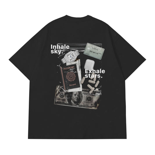 Disrupted Inhale/Exhale Tee